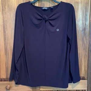 **BRAND NEW** Navy Blue LANDS END Chase blouse